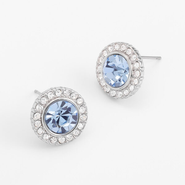 Aretes baño de platino